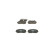 Brake Pad Set, disc brake BP1304 Bosch, Thumbnail 6