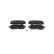 Brake Pad Set, disc brake BP1304 Bosch, Thumbnail 4
