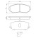 Brake Pad Set, disc brake BP1304 Bosch, Thumbnail 8