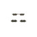 Brake Pad Set, disc brake BP1305 Bosch, Thumbnail 6
