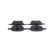 Brake Pad Set, disc brake BP1307 Bosch, Thumbnail 4