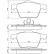 Brake Pad Set, disc brake BP1307 Bosch, Thumbnail 6