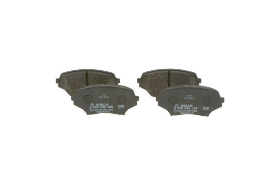 Brake Pad Set, disc brake BP1308 Bosch