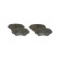 Brake Pad Set, disc brake BP1308 Bosch, Thumbnail 3