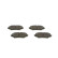 Brake Pad Set, disc brake BP1308 Bosch, Thumbnail 5