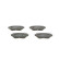 Brake Pad Set, disc brake BP1308 Bosch, Thumbnail 6