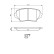 Brake Pad Set, disc brake BP1308 Bosch, Thumbnail 8