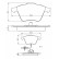 Brake Pad Set, disc brake BP1311 Bosch, Thumbnail 8