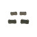 Brake Pad Set, disc brake BP1312 Bosch, Thumbnail 2