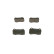Brake Pad Set, disc brake BP1312 Bosch, Thumbnail 4