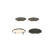 Brake Pad Set, disc brake BP1313 Bosch, Thumbnail 5