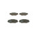 Brake Pad Set, disc brake BP1314 Bosch, Thumbnail 4