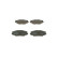 Brake Pad Set, disc brake BP1314 Bosch, Thumbnail 6