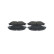 Brake Pad Set, disc brake BP1314 Bosch, Thumbnail 6
