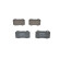 Brake Pad Set, disc brake BP1316 Bosch