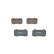 Brake Pad Set, disc brake BP1316 Bosch, Thumbnail 3