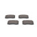 Brake Pad Set, disc brake BP1316 Bosch, Thumbnail 5