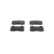 Brake Pad Set, disc brake BP1316 Bosch, Thumbnail 4