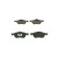 Brake Pad Set, disc brake BP1319 Bosch, Thumbnail 4