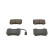 Brake Pad Set, disc brake BP1325 Bosch