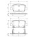 Brake Pad Set, disc brake BP1327 Bosch, Thumbnail 6