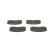Brake Pad Set, disc brake BP1329 Bosch, Thumbnail 4