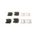 Brake Pad Set, disc brake BP1332 Bosch, Thumbnail 4