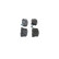 Brake Pad Set, disc brake BP1334 Bosch, Thumbnail 3