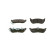 Brake Pad Set, disc brake BP1341 Bosch