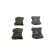 Brake Pad Set, disc brake BP1345 Bosch, Thumbnail 5