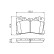 Brake Pad Set, disc brake BP1345 Bosch, Thumbnail 6