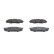 Brake Pad Set, disc brake BP1347 Bosch