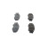 Brake Pad Set, disc brake BP1347 Bosch, Thumbnail 2
