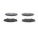 Brake Pad Set, disc brake BP1347 Bosch, Thumbnail 3