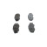 Brake Pad Set, disc brake BP1347 Bosch, Thumbnail 4