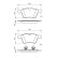 Brake Pad Set, disc brake BP1349 Bosch, Thumbnail 8