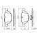 Brake Pad Set, disc brake BP1351 Bosch