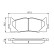 Brake Pad Set, disc brake BP1352 Bosch, Thumbnail 5