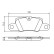 Brake Pad Set, disc brake BP1353 Bosch, Thumbnail 7