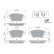 Brake Pad Set, disc brake BP1360 Bosch, Thumbnail 5