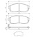 Brake Pad Set, disc brake BP1365 Bosch, Thumbnail 8