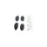 Brake Pad Set, disc brake BP1366 Bosch, Thumbnail 3