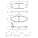 Brake Pad Set, disc brake BP1366 Bosch, Thumbnail 6