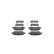 Brake Pad Set, disc brake BP1367 Bosch, Thumbnail 3