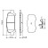 Brake Pad Set, disc brake BP1367 Bosch, Thumbnail 5