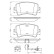 Brake Pad Set, disc brake BP1368 Bosch, Thumbnail 8
