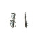 Brake Pad Set, disc brake BP1369 Bosch, Thumbnail 2