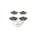 Brake Pad Set, disc brake BP137 Bosch