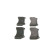 Brake Pad Set, disc brake BP1370 Bosch, Thumbnail 2