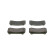 Brake Pad Set, disc brake BP1370 Bosch, Thumbnail 3